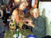Linda (Old School) gives friend/fan Rich a warm welcome at BJ’s.